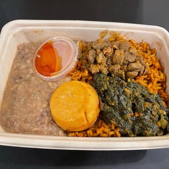 Dùndú - Goat stew bowl. Maybe 2 bites of goat stew if that. - Fast Food Near Me - New York, New York Dùndú - Goat stew bowl. Maybe 2 bites of goat stew if that. - Fast Food Near Me - New York, New York