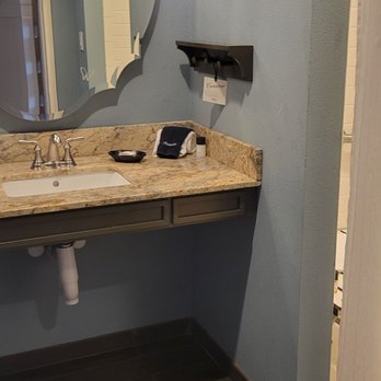 Dollywood's DreamMore Resort - Bathroom. Only has a shower. - Resorts Near Me - Pigeon Forge, Tennessee Dollywood's DreamMore Resort - Bathroom. Only has a shower. - Resorts Near Me - Pigeon Forge, Tennessee
