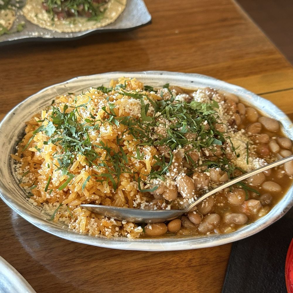 Craft Taqueria - Side of Rice and Pinto Beans - Tacos Near Me - New City, New York