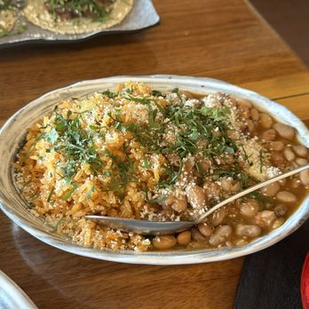 Craft Taqueria - Side of Rice and Pinto Beans - Tacos Near Me - New City, New York Craft Taqueria - Side of Rice and Pinto Beans - Tacos Near Me - New City, New York