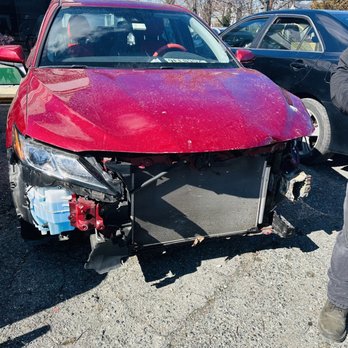 Posada's Auto Body - Take it part to fix the axle taken off the bumper and replacing it (part 2) - Body Shops Near Me - Riverdale, Maryland Posada's Auto Body - Take it part to fix the axle taken off the bumper and replacing it (part 2) - Body Shops Near Me - Riverdale, Maryland