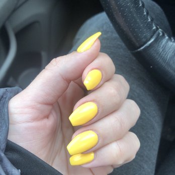 Merriam Park Nails - This color is called "Summer Sun" and I love it for February! - Nail Salons Near Me - St. Paul, Minnesota
