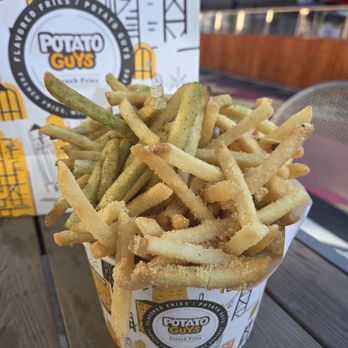 Potato Guys - large original fries (seaweed pepper salt/garlic + parm) - American Near Me - San Mateo, California Potato Guys - large original fries (seaweed pepper salt/garlic + parm) - American Near Me - San Mateo, California