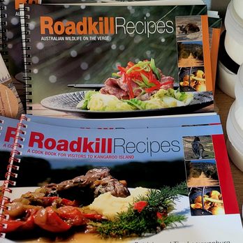 Emu Bay Lavender - Souvenir Store - "Roadkill Recipes" (12/18/24). @EmuBayLavenderFarm @KangaroonIslandAustralia #Traveling #Exploring - Kingscote, SA