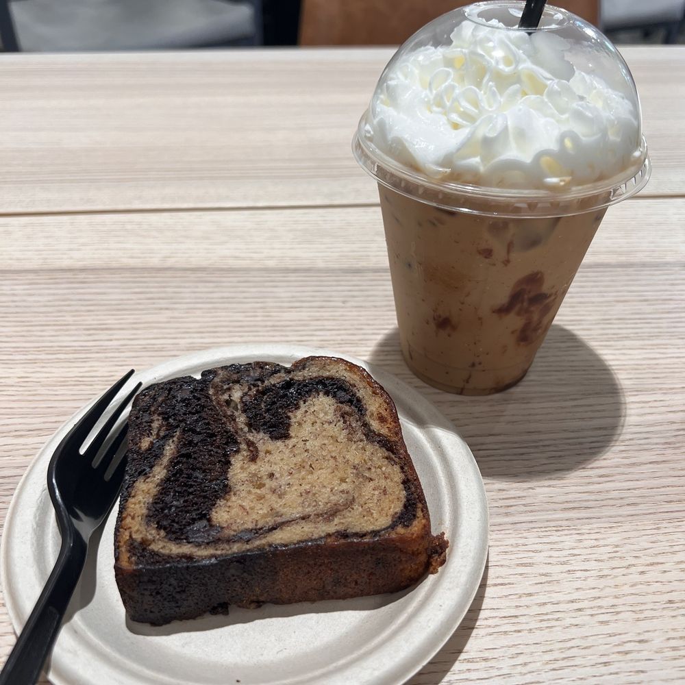 Gather Thrift & Cafe - Chocolate banana bread mocha latte - Thrift Stores Near Me - Brunswick, Georgia