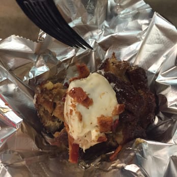 Grill 'Em All - Fried bread pudding. I definitely recommend!! - Burgers Near Me - Long Beach, California