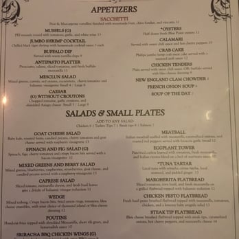 Amrheins - Dinner menu side 2 - New American Near Me - Boston, Massachusetts Amrheins - Dinner menu side 2 - New American Near Me - Boston, Massachusetts