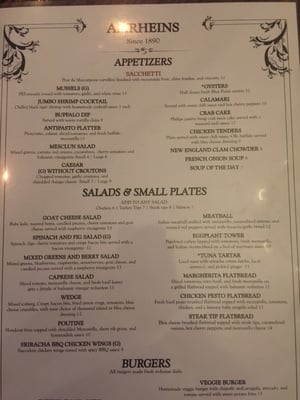 Menu photo 7 Amrheins Boston, MA