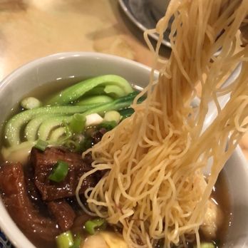 Mike's Noodle House - Brisket wonton soup with added bok choy - Cantonese Near Me - Seattle, Washington Mike's Noodle House - Brisket wonton soup with added bok choy - Cantonese Near Me - Seattle, Washington