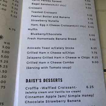 Cafe Daisy - Menu - Coffee & Tea Near Me - Honolulu, Hawaii Cafe Daisy - Menu - Coffee & Tea Near Me - Honolulu, Hawaii