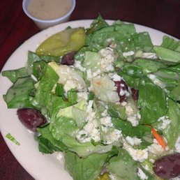 The salad that came with my lunch and served by Tijuana the waitress extraordinaire! The salad that came with my lunch and served by Tijuana the waitress extraordinaire!