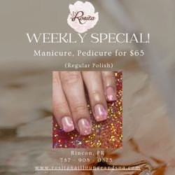 Rosita Nail Lounge & Spa - Join us for this week's special promotion, get your back to school nails  at Rosita Nail lounge & spa in Rincon, PR!
