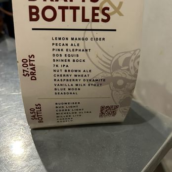 Lucky Bull Grill - Drink menu - New American Near Me - Carlsbad, New Mexico