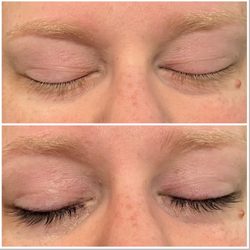 About Face Skincare by Michelle - Lash Tint - Before and After