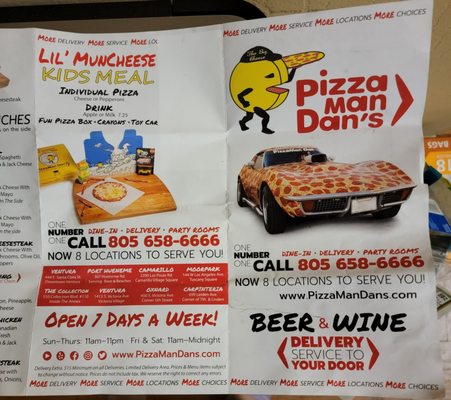 Menu photo 3 PizzaMan Dan's Carpinteria, CA