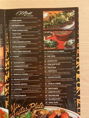 Menu photo 7 El Charro Marlin, TX