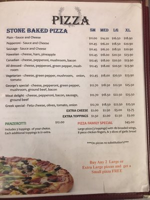Menu photo 1 George The Greek Elliot Lake, ON Menu photo 1 George The Greek Elliot Lake, ON