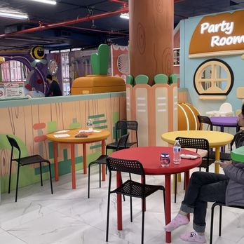 Peekabooo - Cafe area next to party room - Indoor Playcenter Near Me - Long Island City, New York Peekabooo - Cafe area next to party room - Indoor Playcenter Near Me - Long Island City, New York