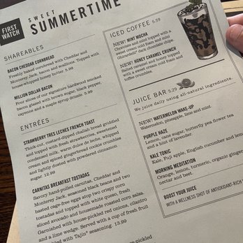 First Watch - Seasonal menu! - Breakfast & Brunch Near Me - Raleigh, North Carolina