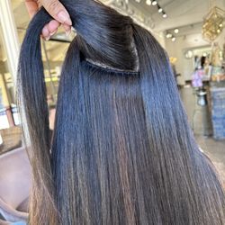 Beauty By Brooke - What extensions look like sewn in