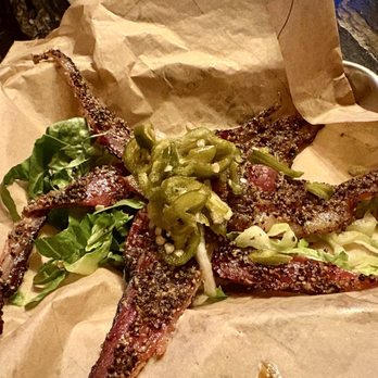 Southern Craft BBQ - Candied Black Pepper Bacon - Barbeque Near Me - Bristol, Virginia Southern Craft BBQ - Candied Black Pepper Bacon - Barbeque Near Me - Bristol, Virginia