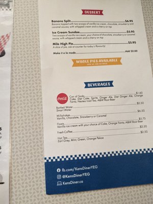 Menu photo 7 Ken's Diner Edmonton, AB Menu photo 7 Ken's Diner Edmonton, AB
