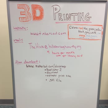 John F. Germany Public Library - 3 D printing rules - Libraries Near Me - Tampa, Florida John F. Germany Public Library - 3 D printing rules - Libraries Near Me - Tampa, Florida
