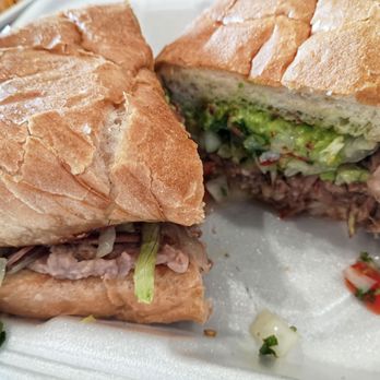Valerie’s taco shop - Shredded Beef Torta - Mexican Near Me - Euless, Texas Valerie’s taco shop - Shredded Beef Torta - Mexican Near Me - Euless, Texas