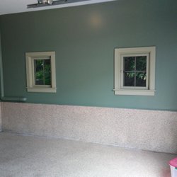 Painting Plus - Complete garage interior. Floor was done by pros