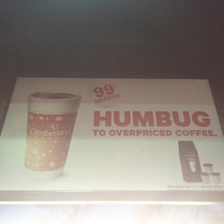 Cumberland Farms - Good coffee and inexpensive to boot. Holiday gift inspiration (?)
