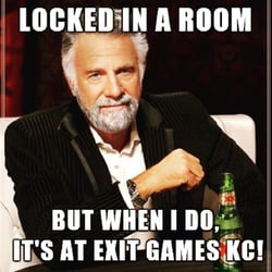 Exit Games - Most Interesting Man in the World likes EXIT GAMES KC!