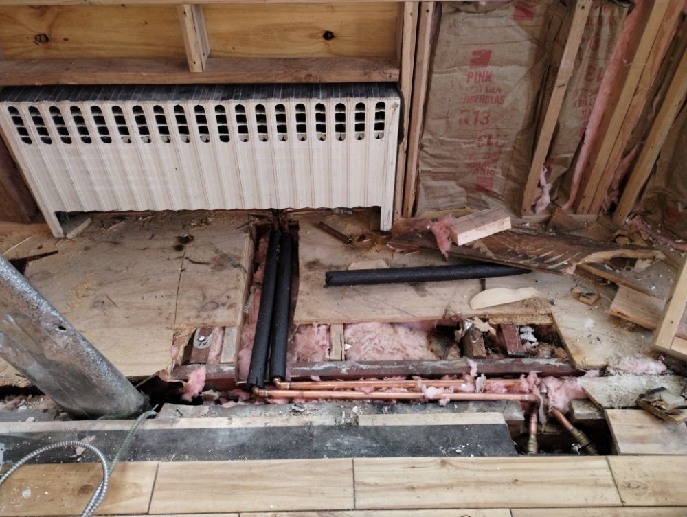 Slide of IDE Piping and Heating