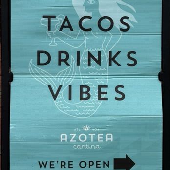 Azotea Cantina - Sign at front corner of building. - Mexican Near Me - Atlanta, Georgia Azotea Cantina - Sign at front corner of building. - Mexican Near Me - Atlanta, Georgia