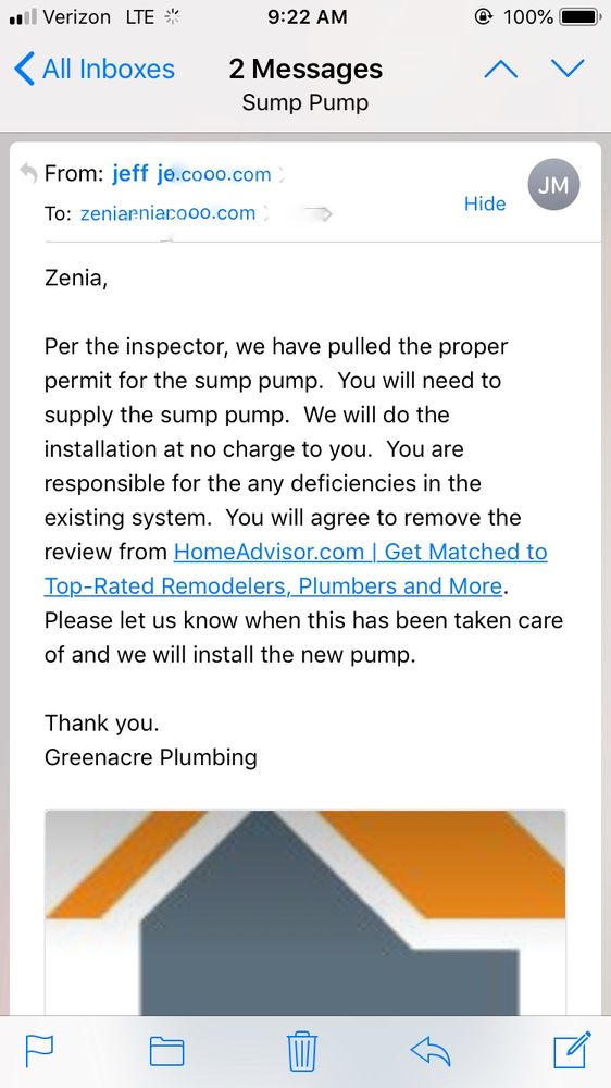 Slide of Greenacre Plumbing