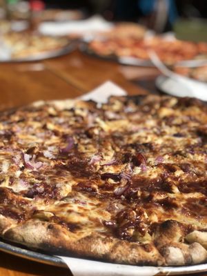Big Green Truck Pizza by null