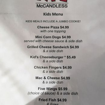 North Park Lounge - Kids menu - Lounges Near Me - Pittsburgh, Pennsylvania North Park Lounge - Kids menu - Lounges Near Me - Pittsburgh, Pennsylvania
