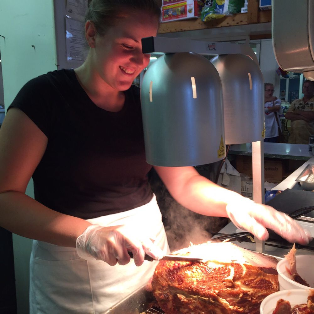Martha's Kitchen - She seriously knows how to carve that ham... - Food Stands Near Me - Chambersburg, Pennsylvania Martha's Kitchen - She seriously knows how to carve that ham... - Food Stands Near Me - Chambersburg, Pennsylvania