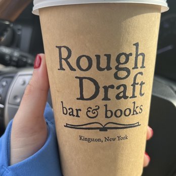 Rough Draft Bar & Books - To go cup - Bars Near Me - Kingston, New York