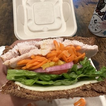 Juice Adventure - Turkey sandwich....delicious! - Juice Bars & Smoothies Near Me - Chula Vista, California