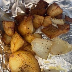 Kay's Seafood Burgers & Wings - Chunky potatoes & onions