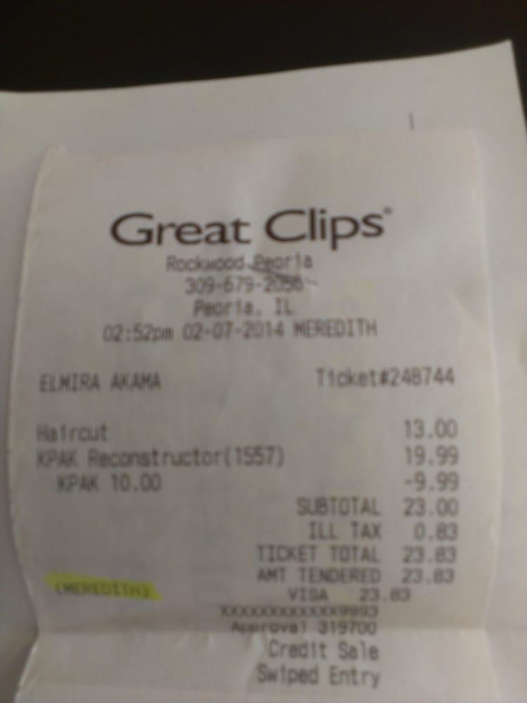 GREAT CLIPS Updated October 2024 4811 N Rockwood Dr, Peoria