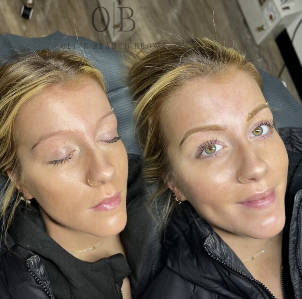 Olive Branch Brows Logo