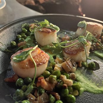 Watertable - Pan Seared Scallops I do recommend - New American Near Me - Huntington Beach, California Watertable - Pan Seared Scallops I do recommend - New American Near Me - Huntington Beach, California