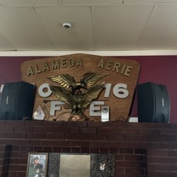 Fraternal Order of Eagles Alameda 1076 - Inside the social club.