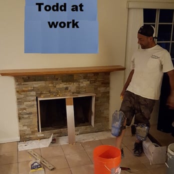 ASAP Services - Fireplace under construction - Flooring Near Me - Costa Mesa, California
