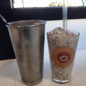 Next Level Burger - They gave me the extra from my milkshake - Burgers Near Me - Concord, California Next Level Burger - They gave me the extra from my milkshake - Burgers Near Me - Concord, California
