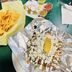 Papa Loko with El Pastor meat