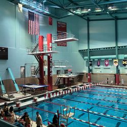 Sonny Werblin Recreation Center - Three high-dive platforms!