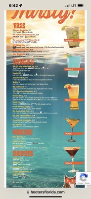 Menu photo 2 Hooters Boca Raton, FL Menu photo 2 Hooters Boca Raton, FL