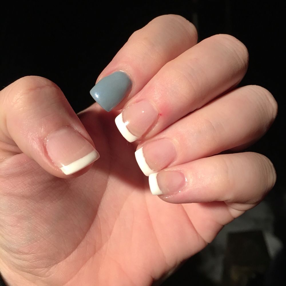 Crystal Nails - First time: Gel powder dip, full set French Second time: refill powder dip gel full set French - Nail Salons Near Me - Framingham, Massachusetts Crystal Nails - First time: Gel powder dip, full set French Second time: refill powder dip gel full set French - Nail Salons Near Me - Framingham, Massachusetts